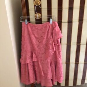 KEEPSAKE the Label Pink Bubble Midi Skirt in pristine condition.
